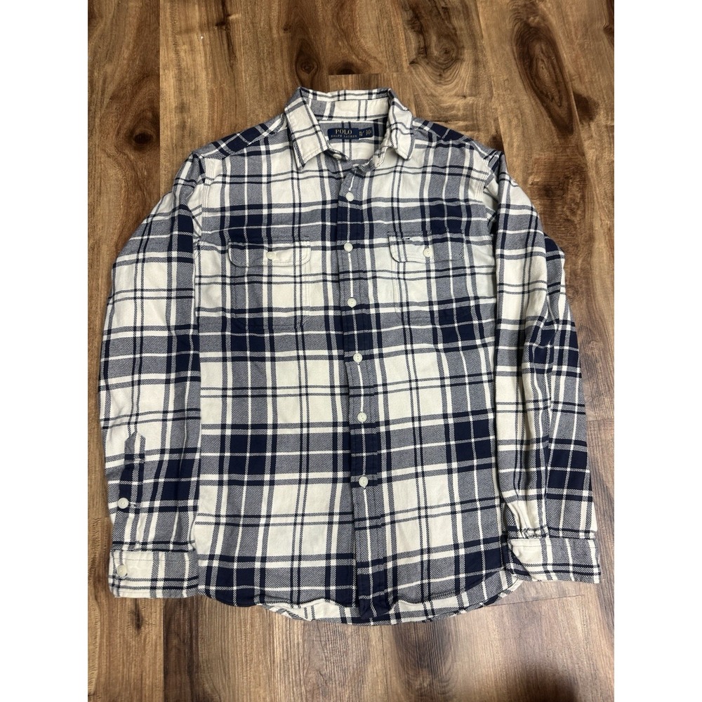 Polo Ralph Lauren Flannel Plaid Workshirt Men's Size XL